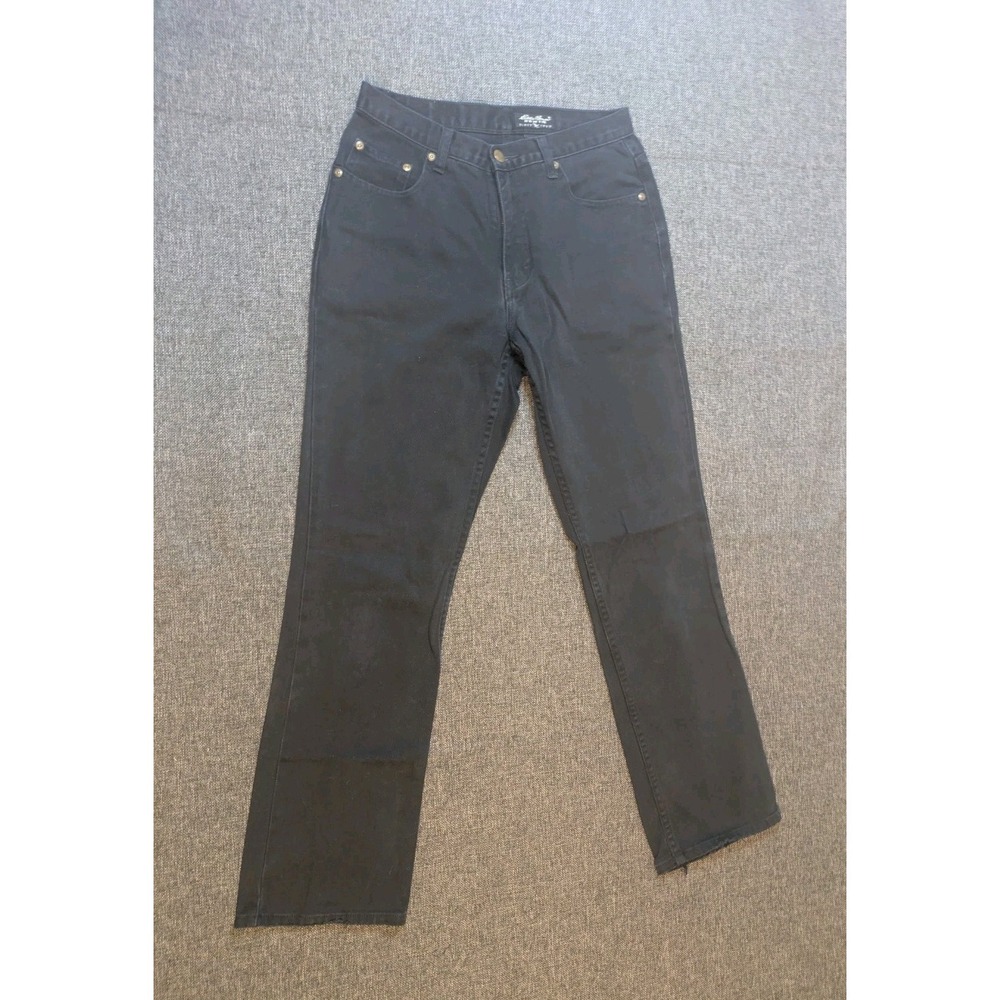 Eddie Bauer Jeans Size 6 / 28x30 Dark Wash Straight Leg Fit Denim Pants
